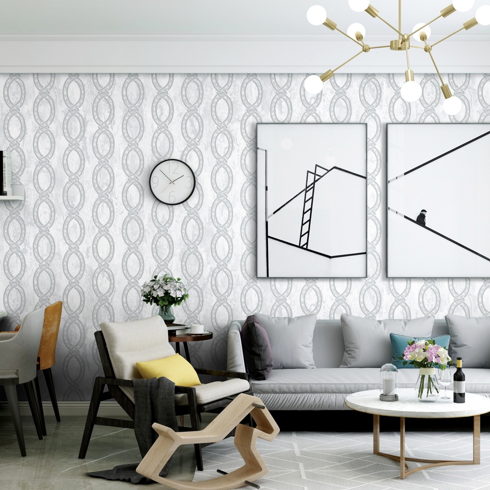 Mga Modernong PVC na Wallpaper K0220