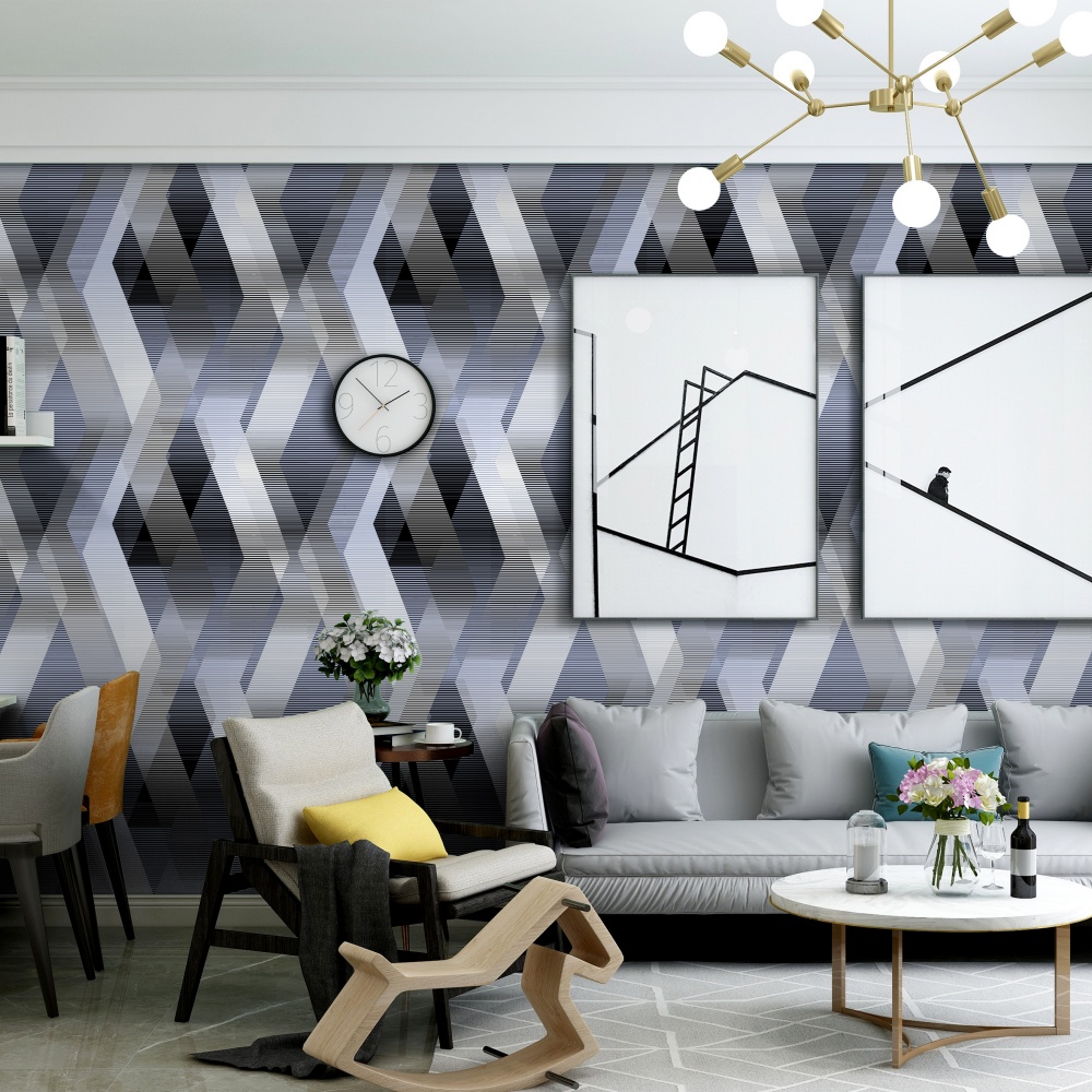 Mga Modernong PVC na Wallpaper K0223