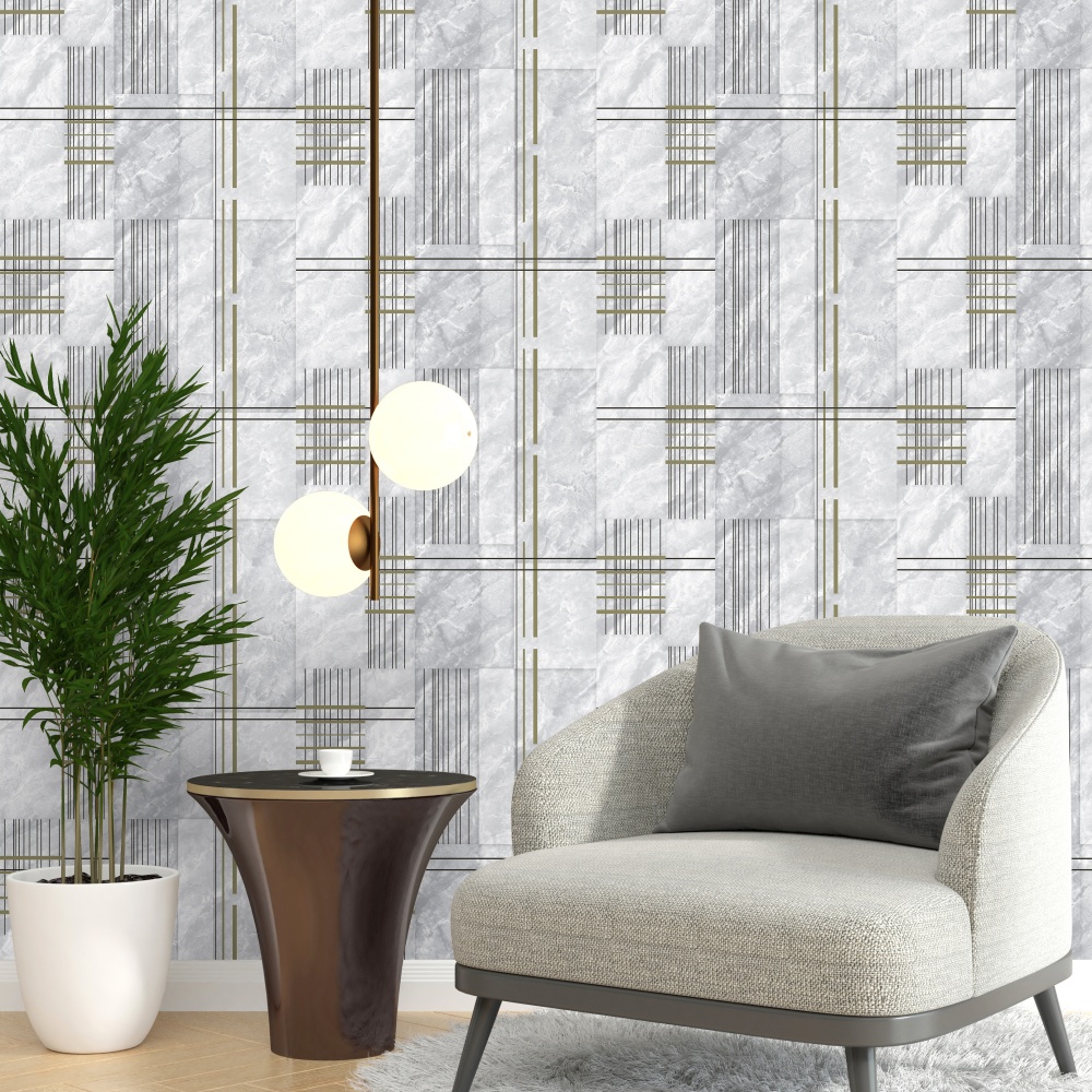 Mga Modernong PVC na Wallpaper K0246