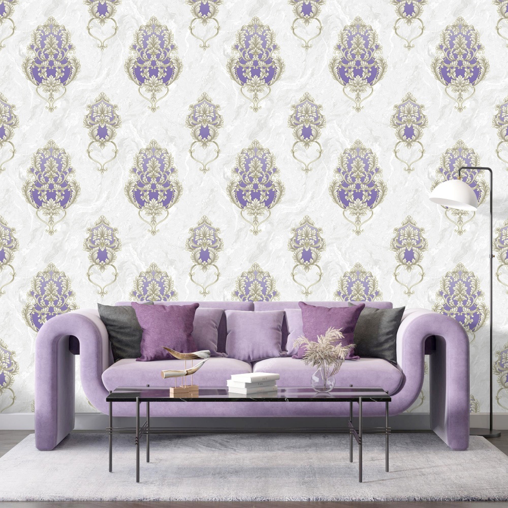 Mga Vintage PVC na Wallpaper K0338