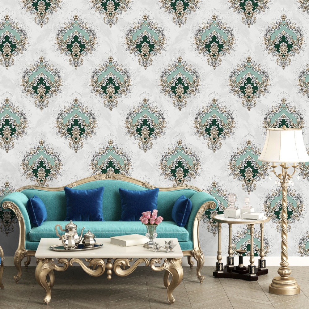 Mga Vintage PVC na Wallpaper K0339