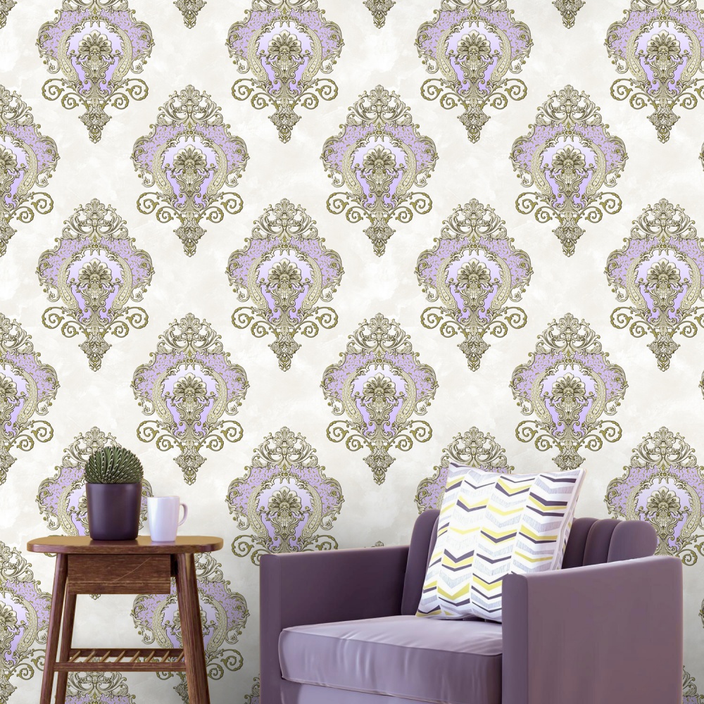 Mga Vintage PVC na Wallpaper K0341