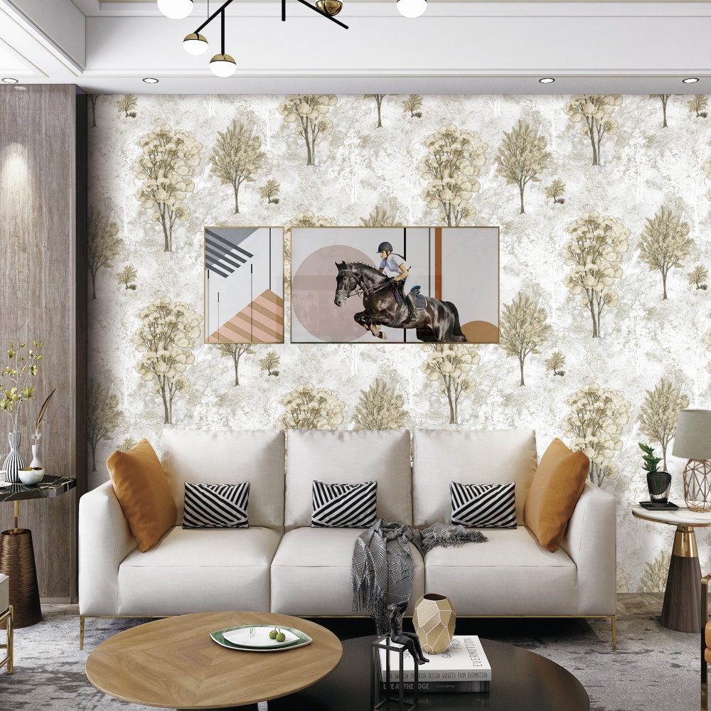 Mga Natural na PVC na Wallpaper K0406