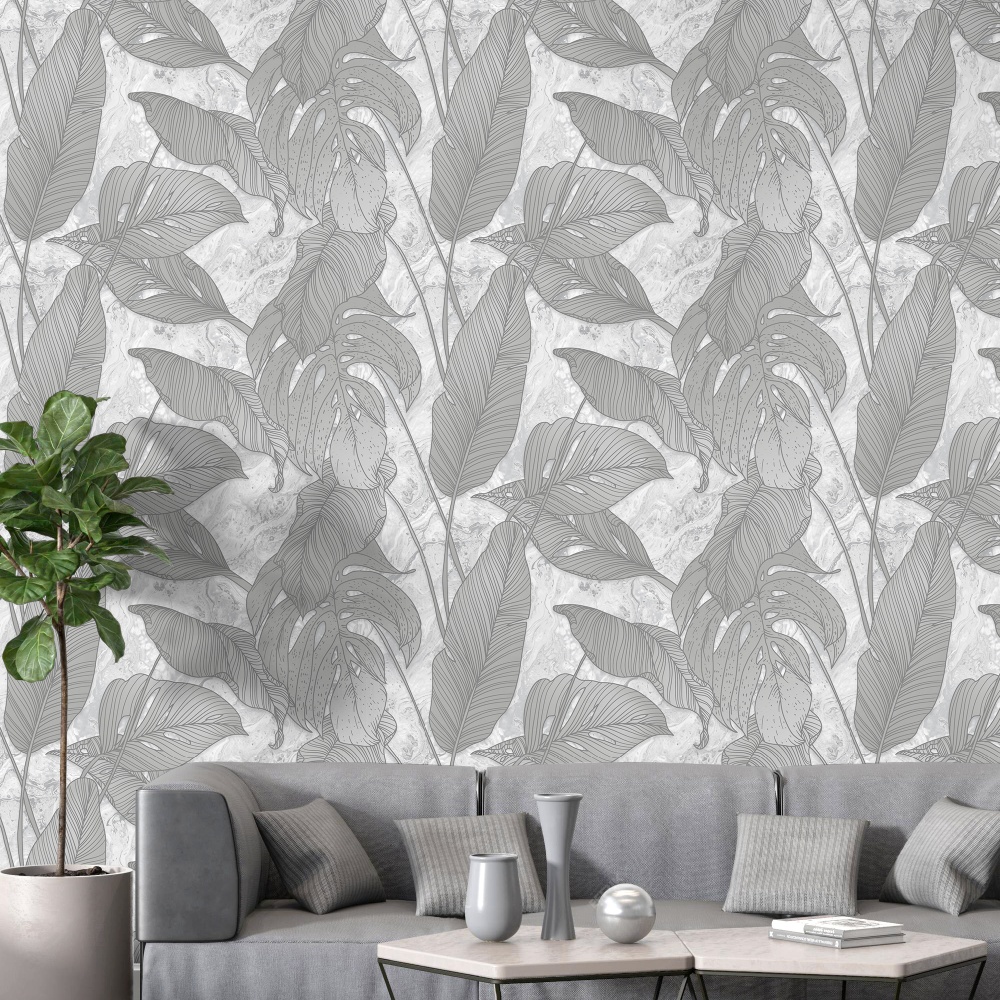 Mga Natural na PVC na Wallpaper K0413