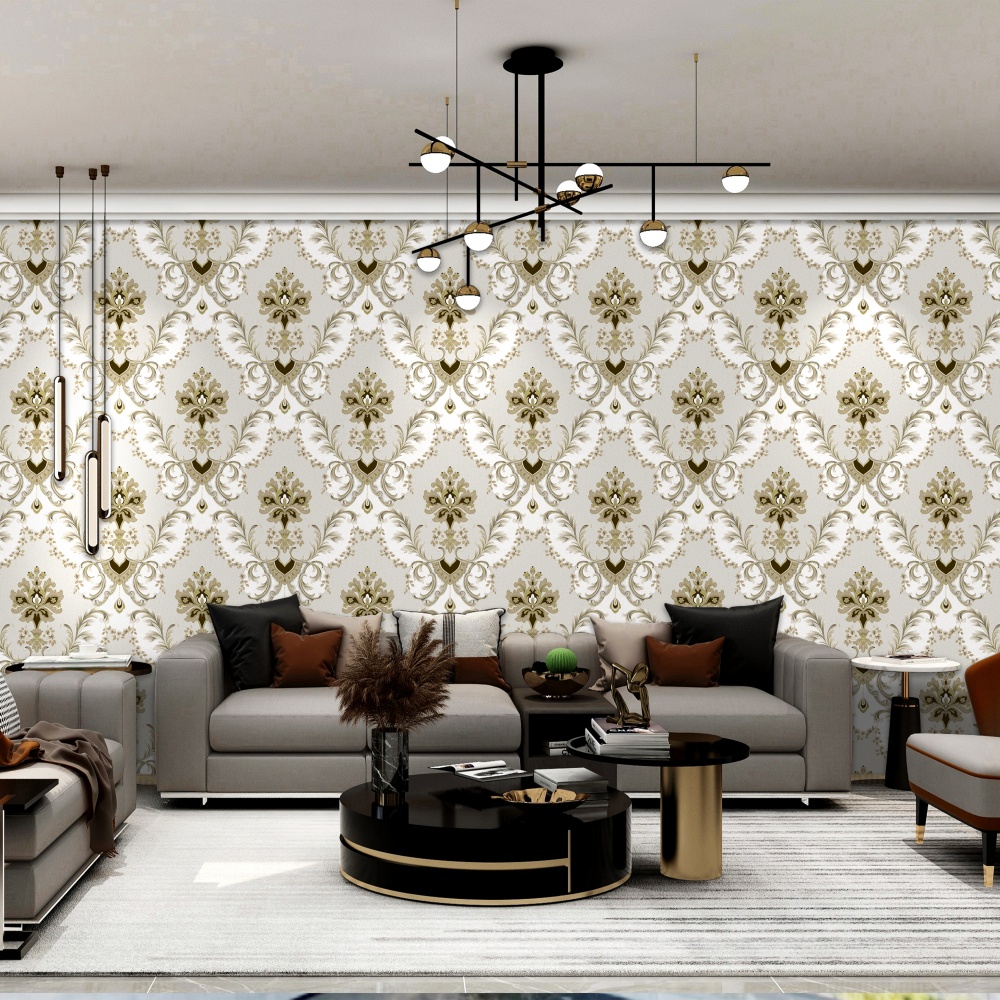 Mga Vintage PVC na Wallpaper K0305